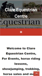 Mobile Screenshot of clareequestrian.com
